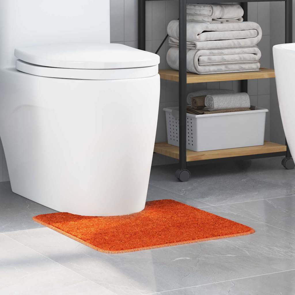 Skridsikker Badeværelsesmåtte Med Toiletudskæring Orange - Hovedbillede