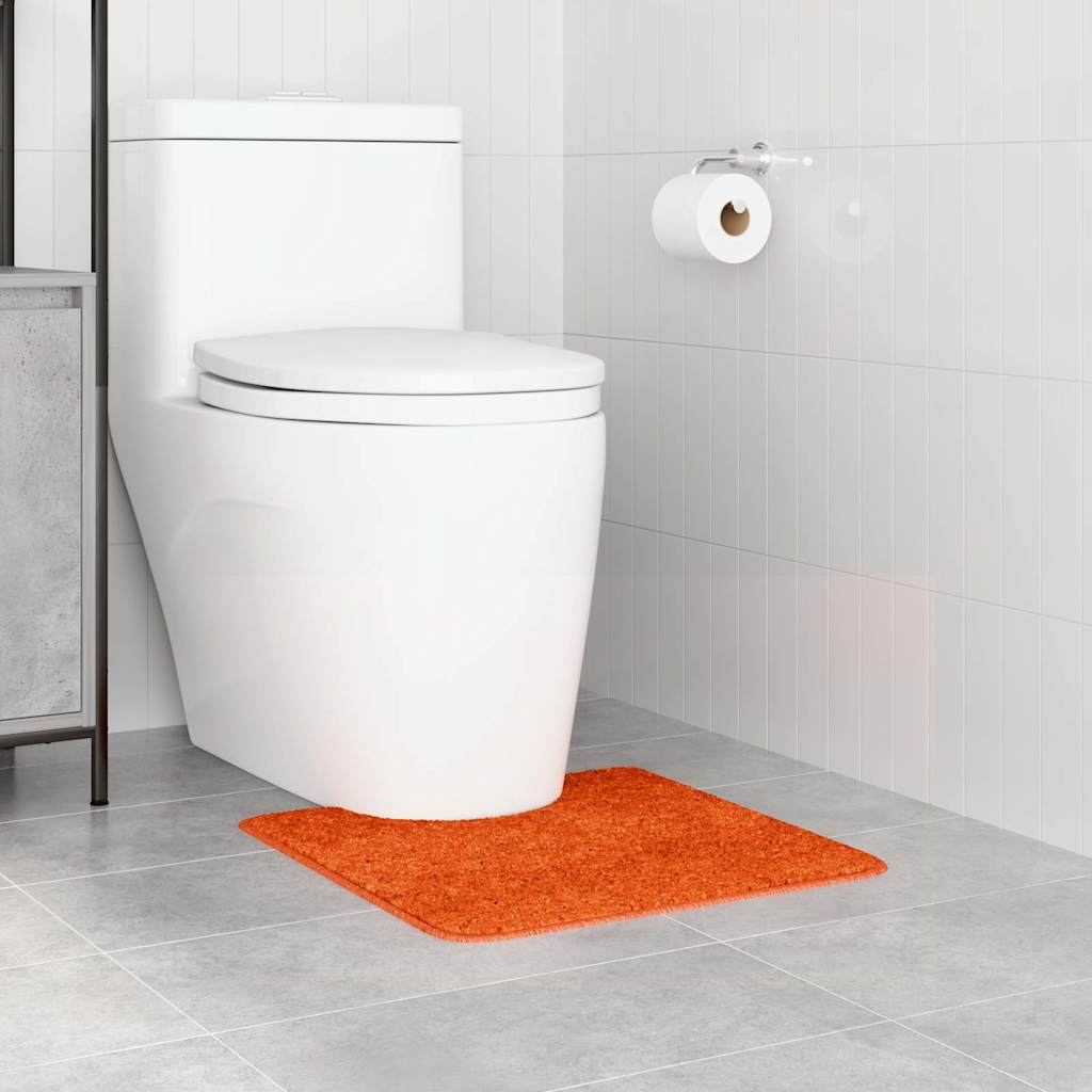 Skridsikker Badeværelsesmåtte Med Toiletudskæring Orange - Billede 3