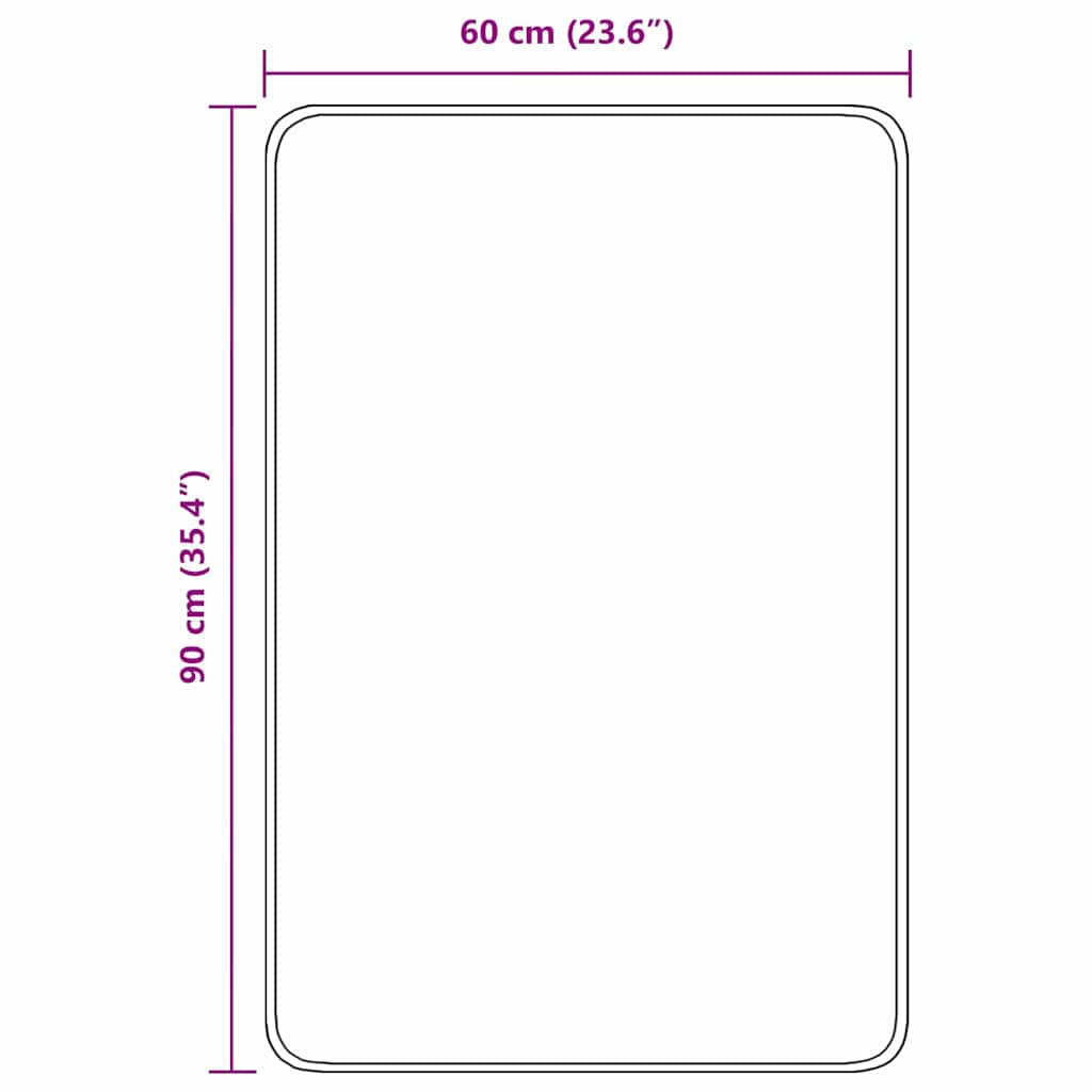 Antiskrid Badmåtte Orange 60 X 90 Cm Pp - Billede 9