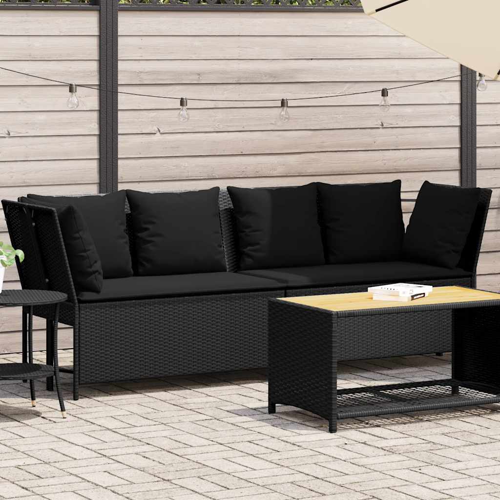 Havesofa Med Hynder Polyrattan - Variant 4104122