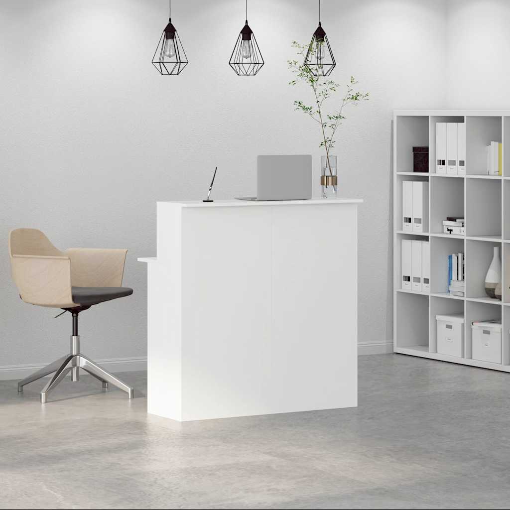 Receptionsskranke 100X50X103,5 Cm Konstrueret Træ Beton Grå