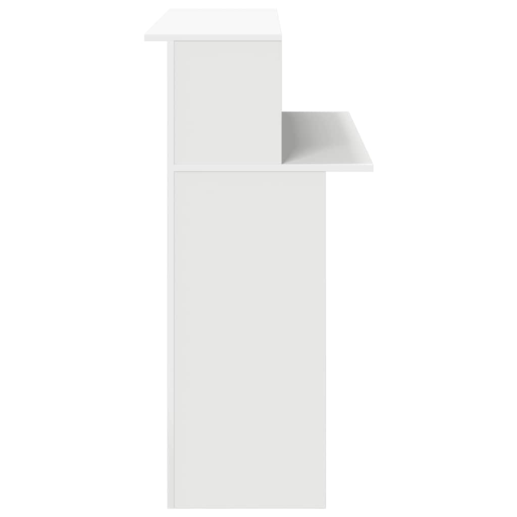 Receptionsskranke 100X50X103,5 Cm Konstrueret Træ Beton Grå