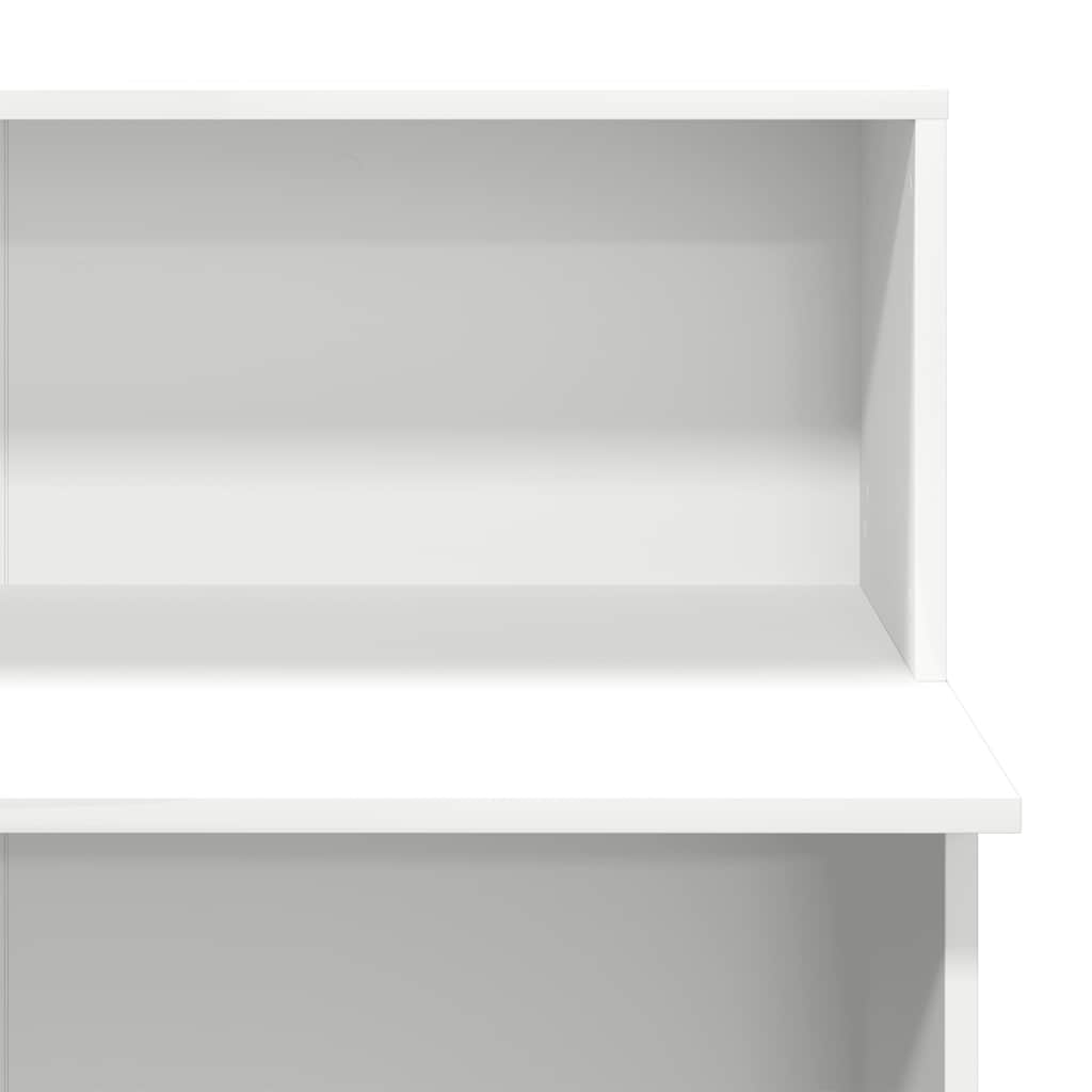 Receptionsskranke 100X50X103,5 Cm Konstrueret Træ Beton Grå