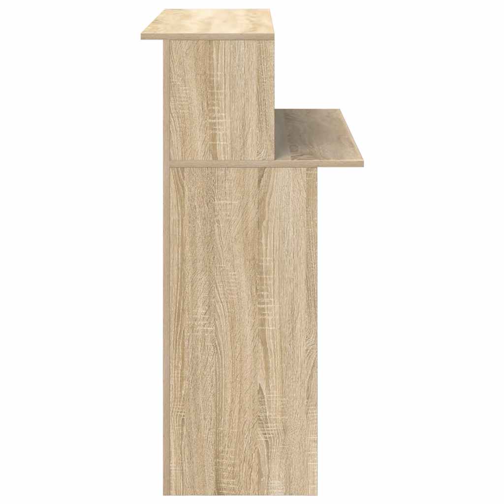 Receptionsskranke 100X50X103,5 Cm Konstrueret Træ Beton Grå