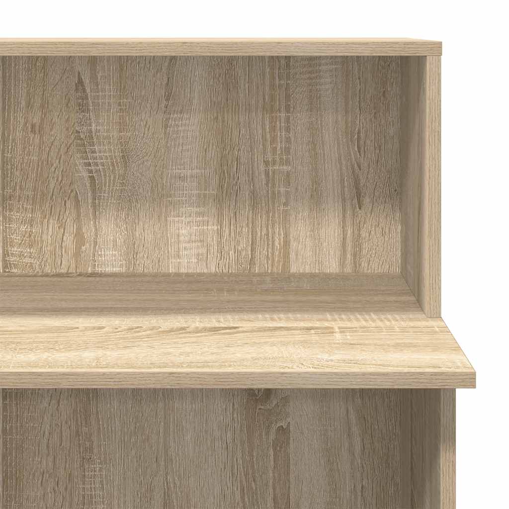 Receptionsskranke 100X50X103,5 Cm Konstrueret Træ Beton Grå