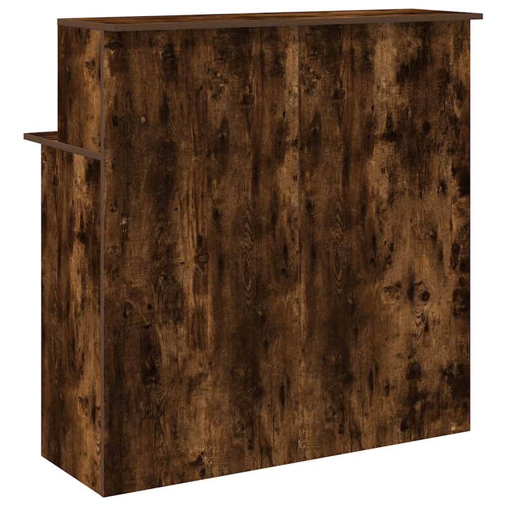 Receptionsskranke 100X50X103,5 Cm Konstrueret Træ Beton Grå