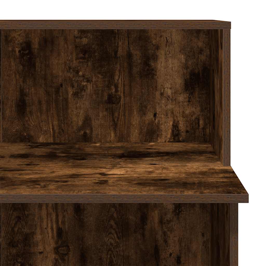 Receptionsskranke 100X50X103,5 Cm Konstrueret Træ Beton Grå