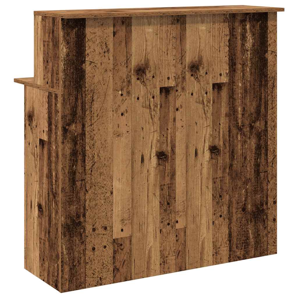 Receptionsskranke 100X50X103,5 Cm Konstrueret Træ Beton Grå