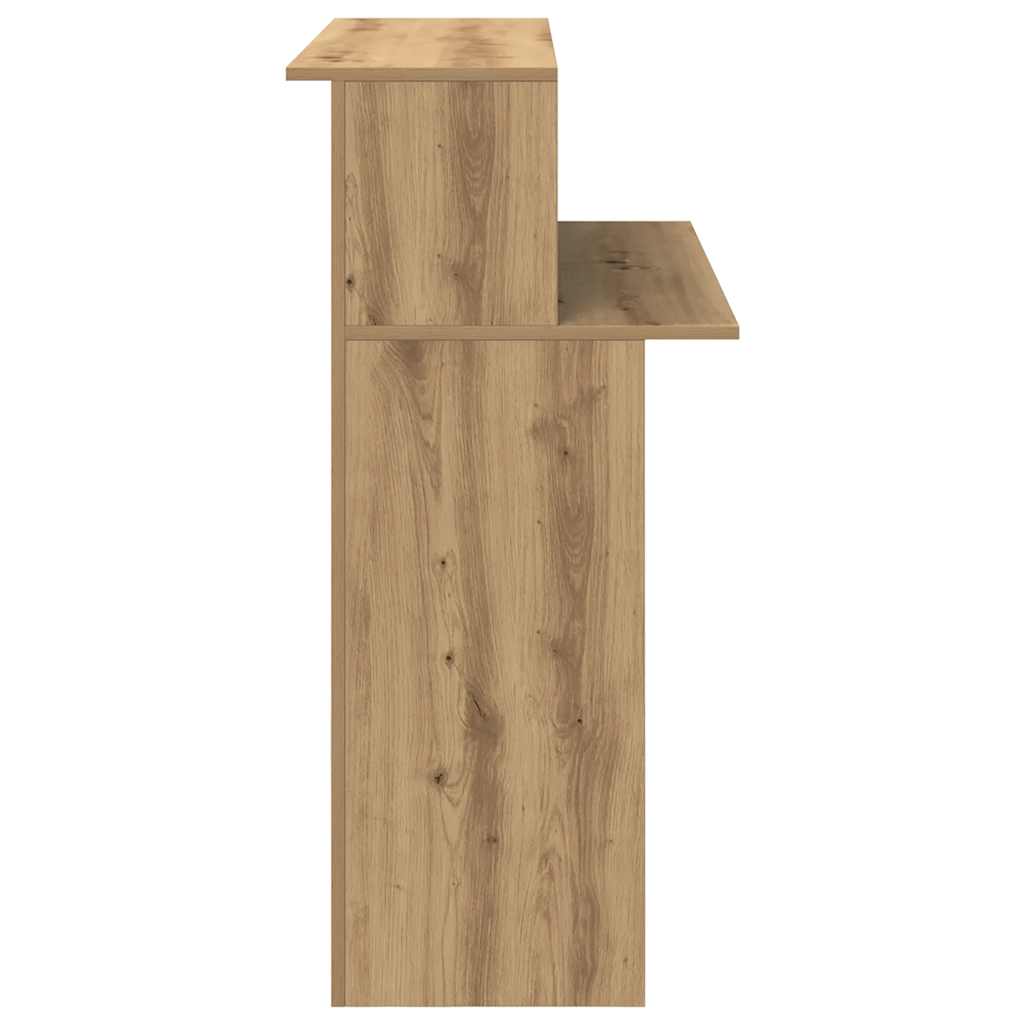 Receptionsskranke 100X50X103,5 Cm Konstrueret Træ Beton Grå