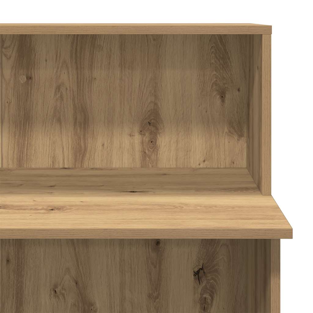 Receptionsskranke 100X50X103,5 Cm Konstrueret Træ Beton Grå