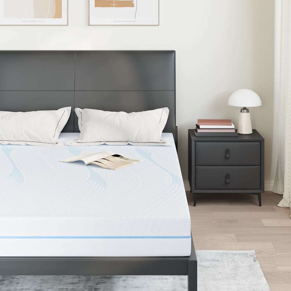 Madras Hvid 140 200 Cm Skum - Billede 3
