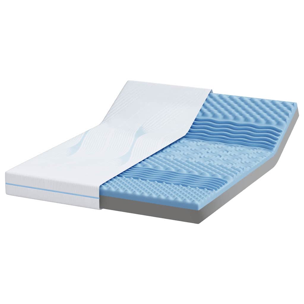 Madras Hvid 160 200 Cm Skum - Billede 4