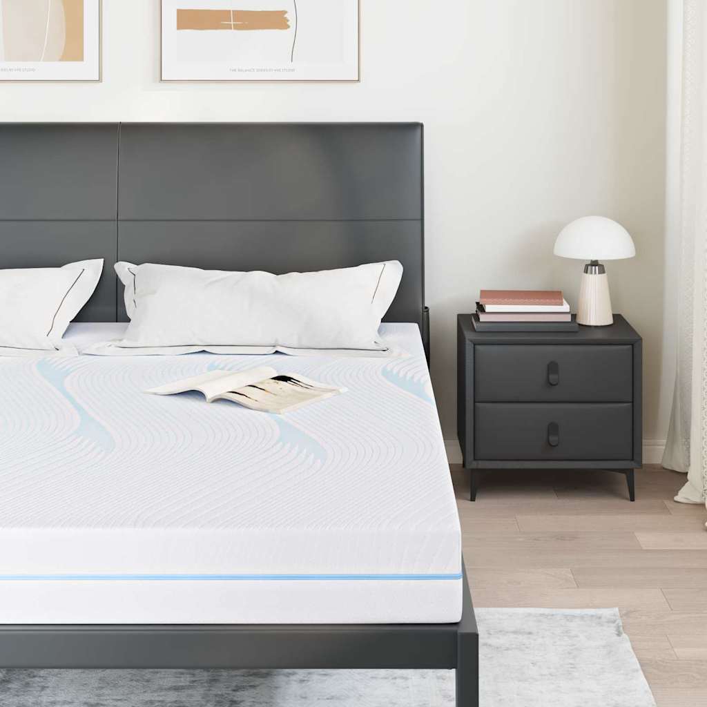 Madras Hvid 180 200 Cm Skum - Billede 3