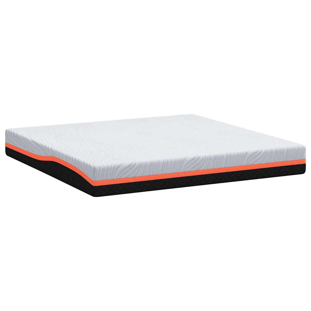 Madras Hvid, Grå 180 200 Cm Skum - Billede 6