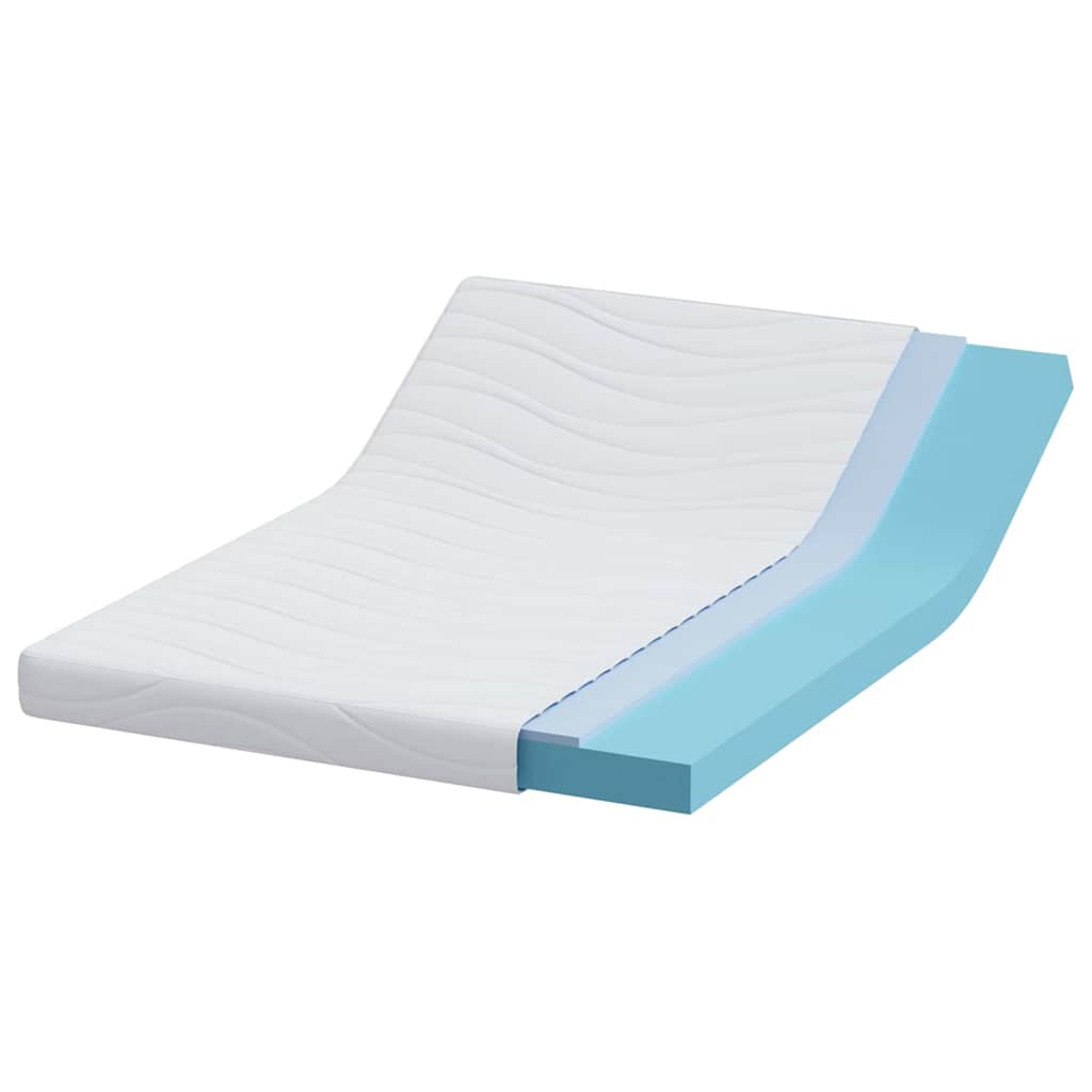 Madras Hvid 140 190 Cm Skum - Billede 4