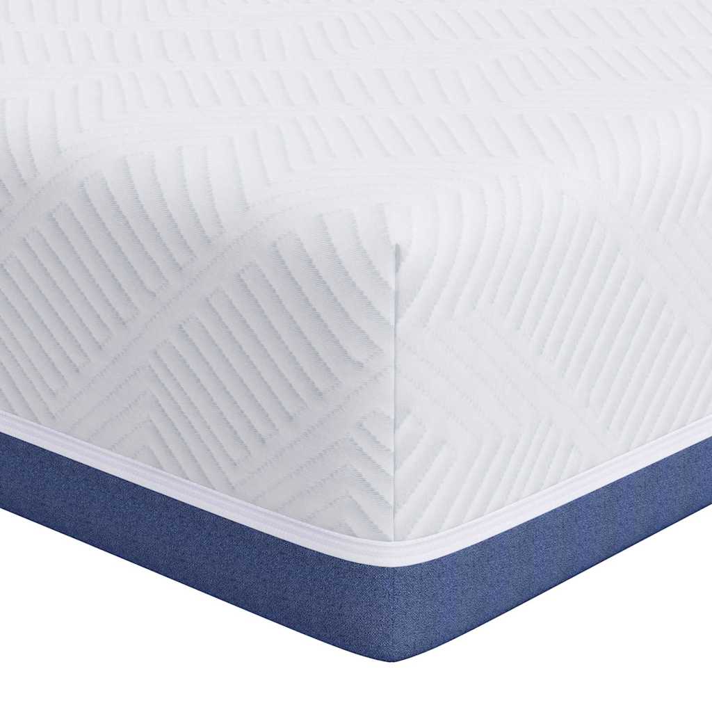 Madras Hvid, Blå 100 200 Cm Skum - Billede 2