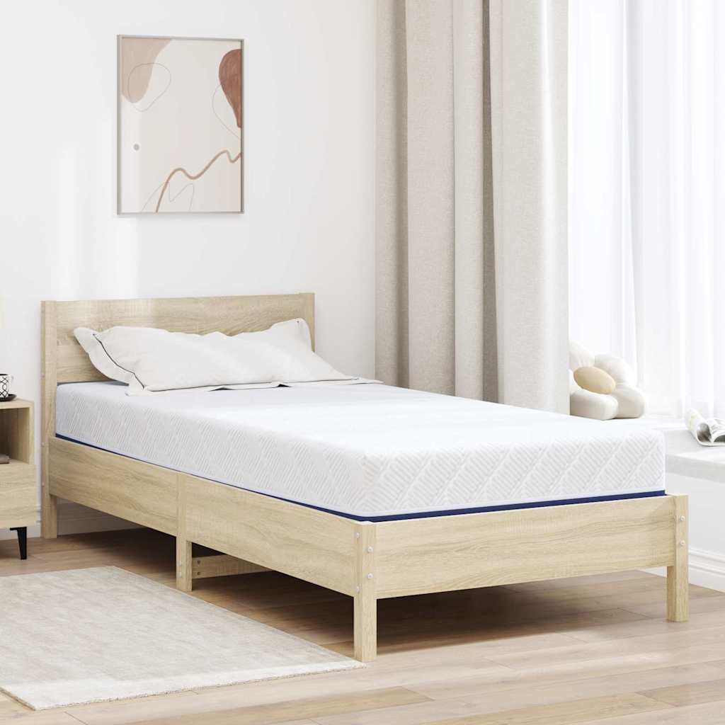 Madras Hvid, Blå 120 X 200 Cm Skum - Hovedbillede