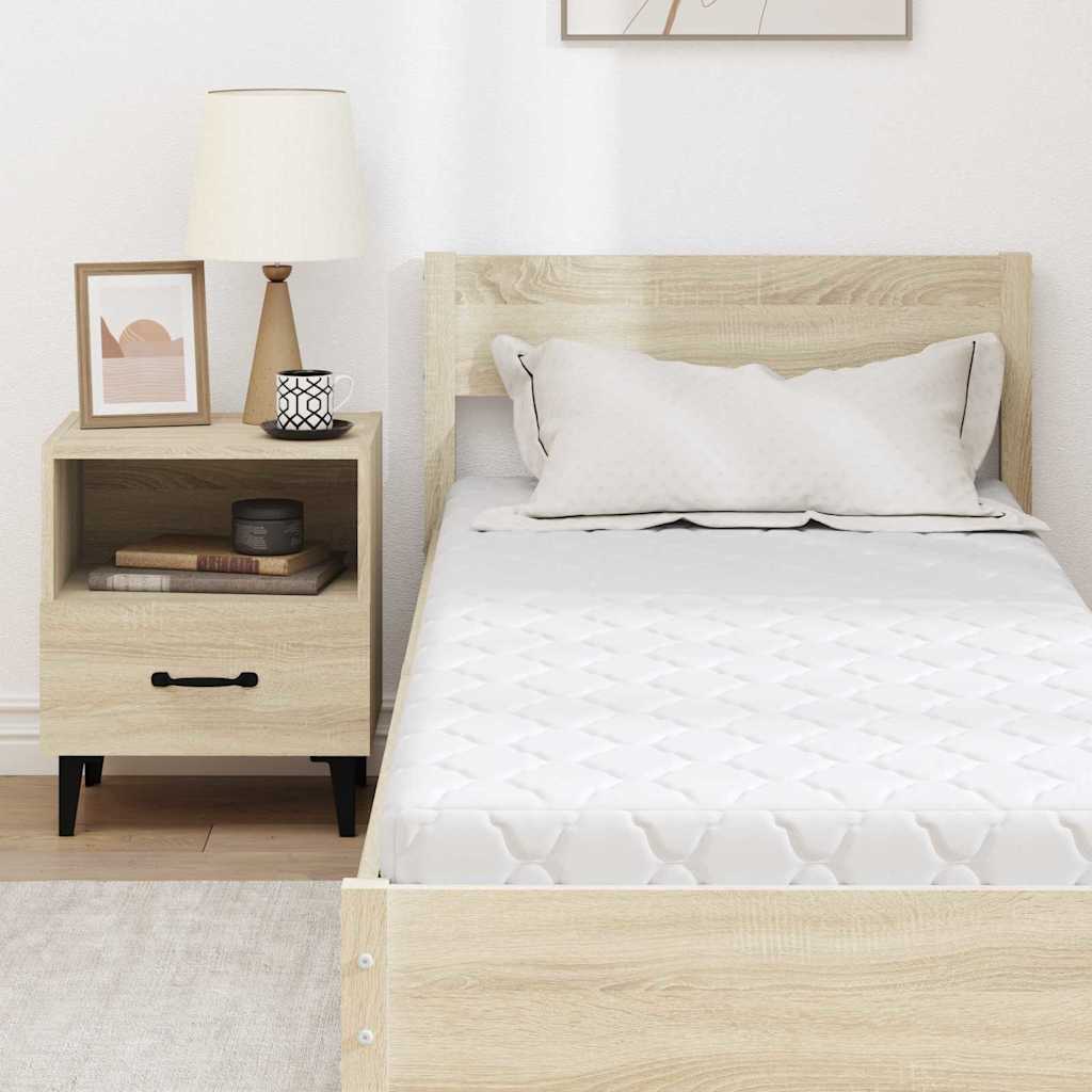 Madras Hvid 200 X 80 Cm Skum - Billede 7