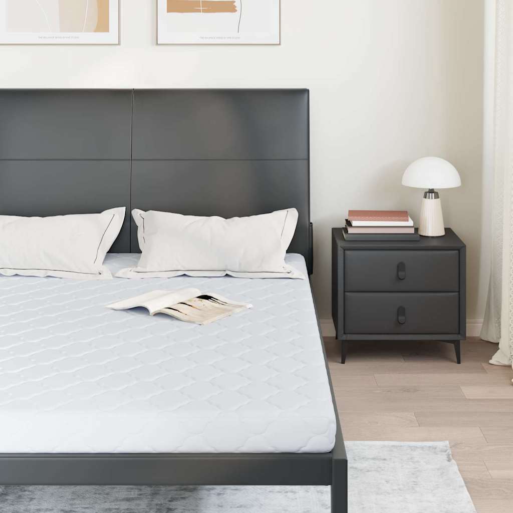 Madras Hvid 200 X 160 Cm Skum - Billede 3
