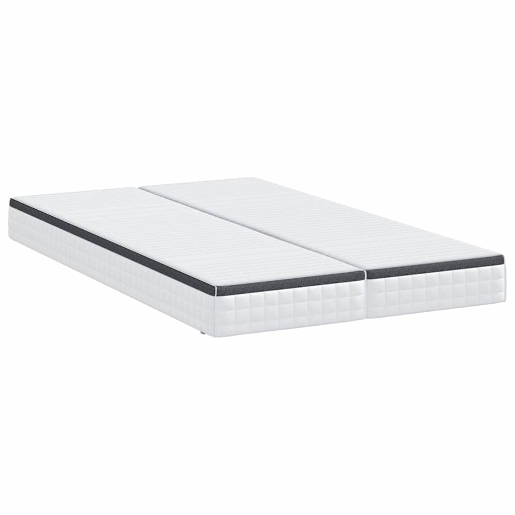 Madras 2 Pcs Hvid, Grå 60 200 Cm Strikket Stof - Billede 5