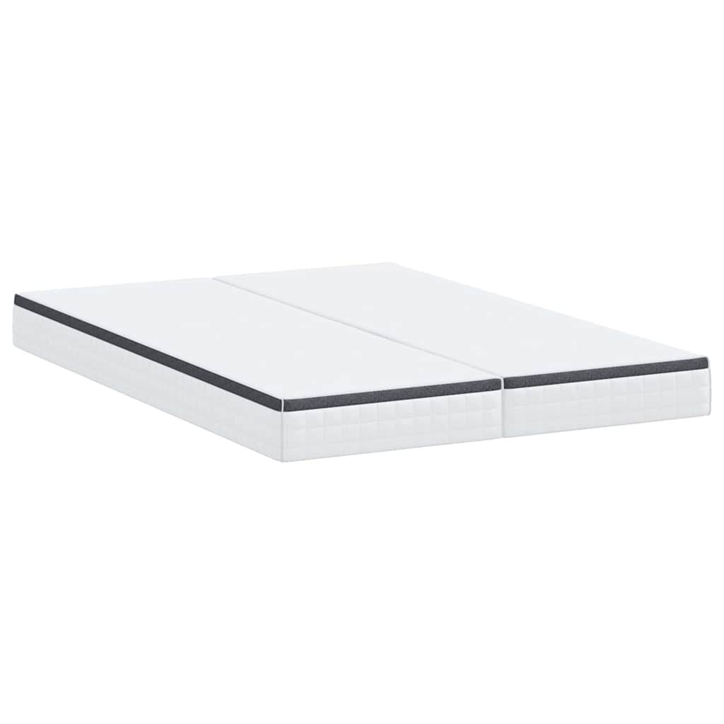 Madras 2 Pcs Hvid, Grå 70 190 Cm Strikket Stof - Billede 6