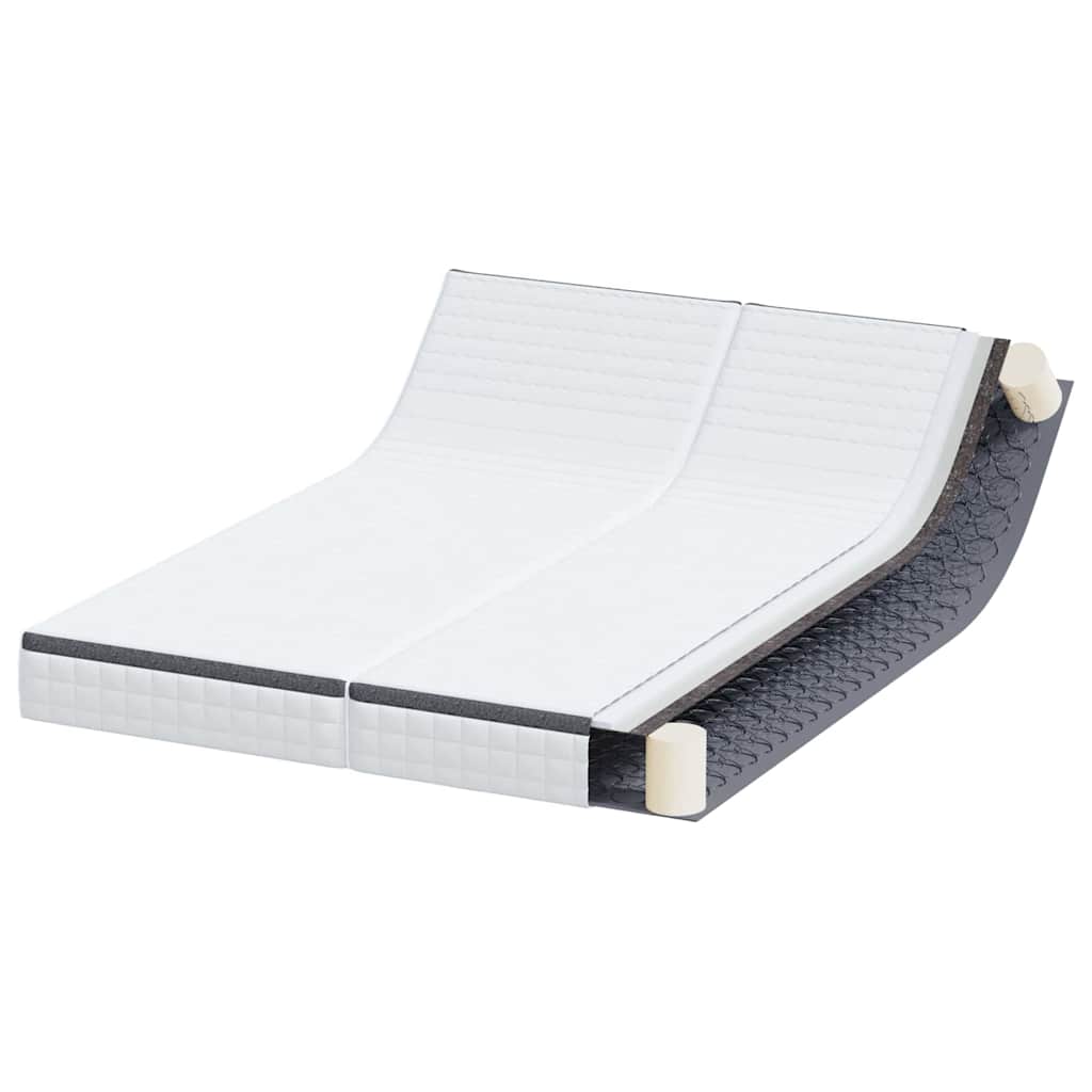 Madras 2 Pcs Hvid, Grå 70 200 Cm Strikket Stof - Billede 4