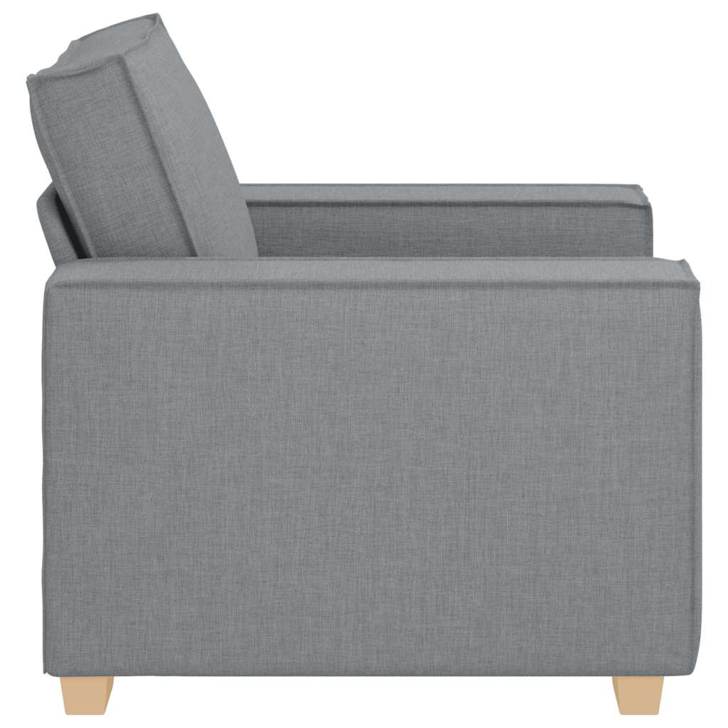 Sofastol Lysegrå 60 Cm Stof - billede 5