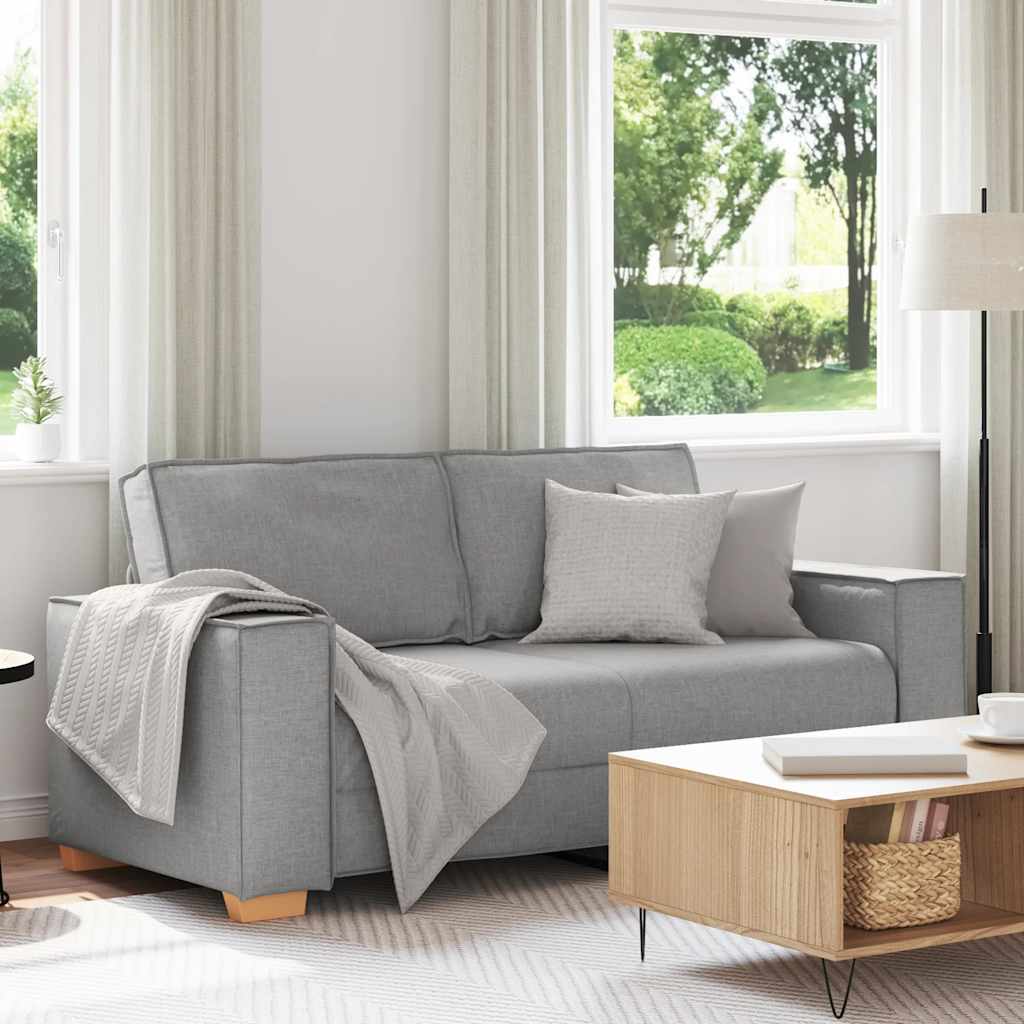Sofastol Lysegrå 60 Cm Stof