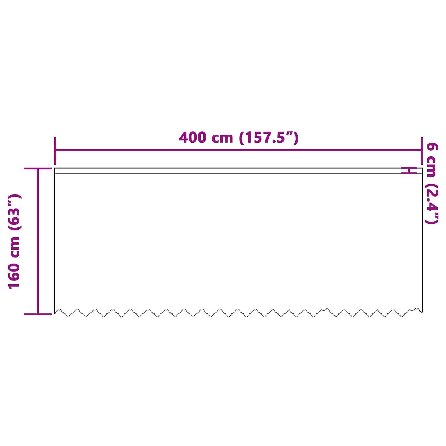 Lace Gardin Med Gardiner Blomstret 160 X 400 Cm Polyester - Billede 8