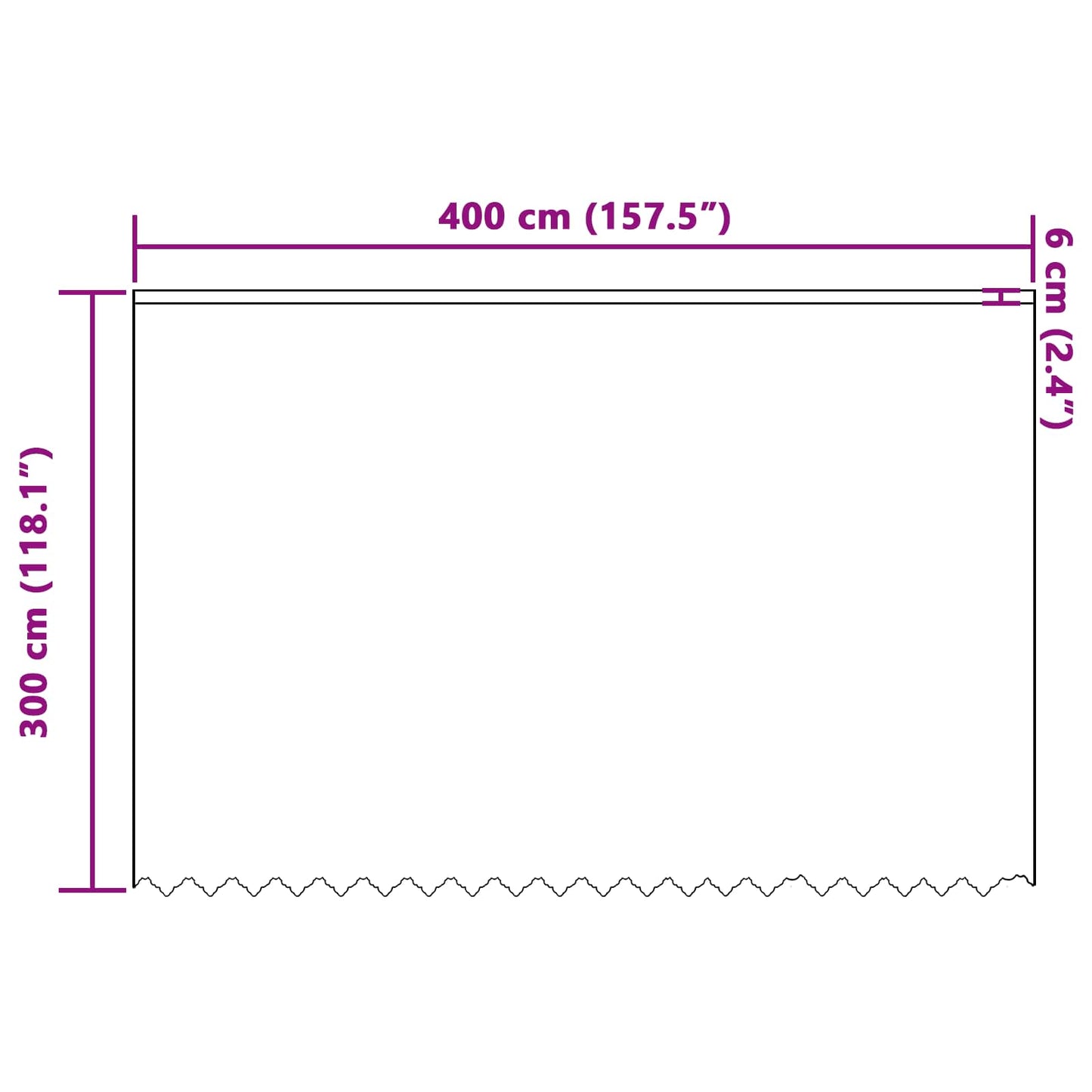 Lace Gardin Med Gardiner Blomstret 300 X 400 Cm Polyester - Billede 8