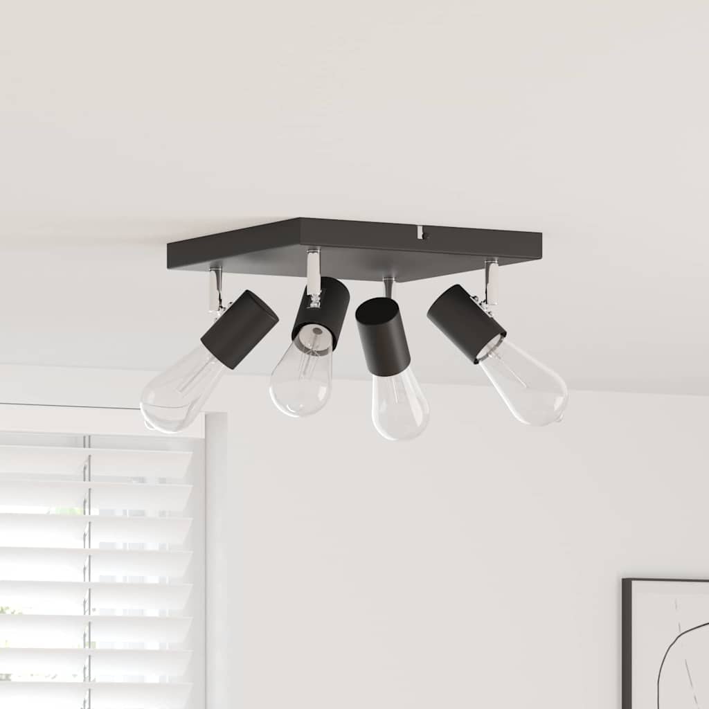 Loftsspot Med Spotlights 26 X 26 X 11,5 Cm Metal - Variant 4108185