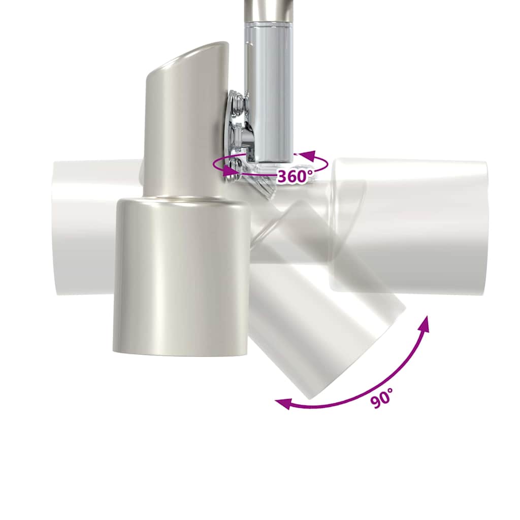 Loftsspot Børstet Nikkel 25.5 X 8 X 11 Cm Stål - Billede 13