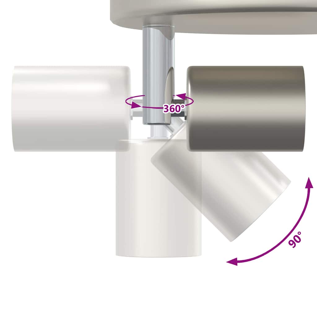 Loftsspot Børstet Nikkel 12 X 8 Cm Stål - Billede 13