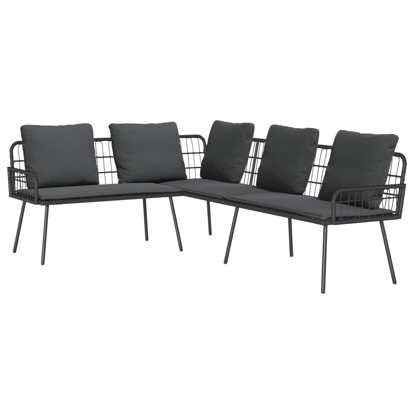 Sofa Med Pude 173 X 231 X 90 Cm Stål - Variant 4108263