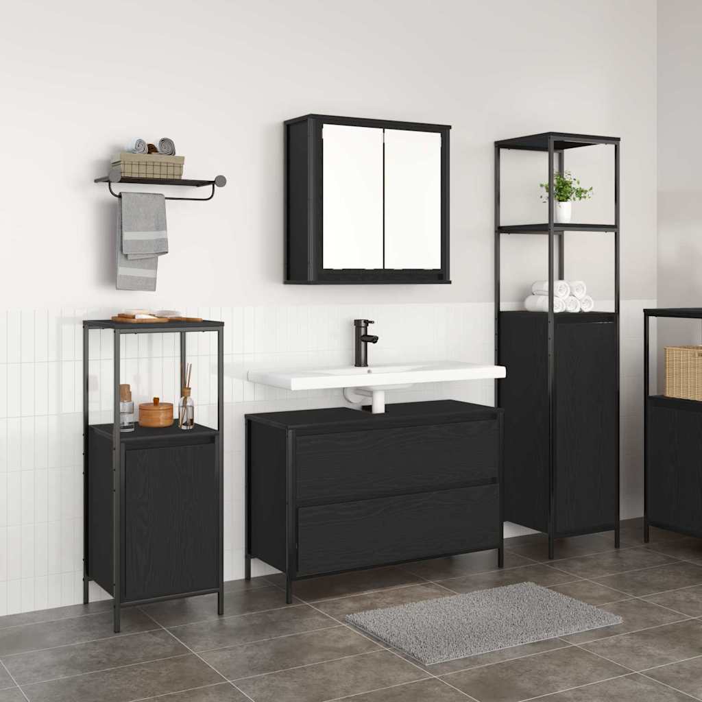 Badeværelsesmøbel Sæt 3 Stk. 90 X 34,5 X 60 Cm - Variant 3328359