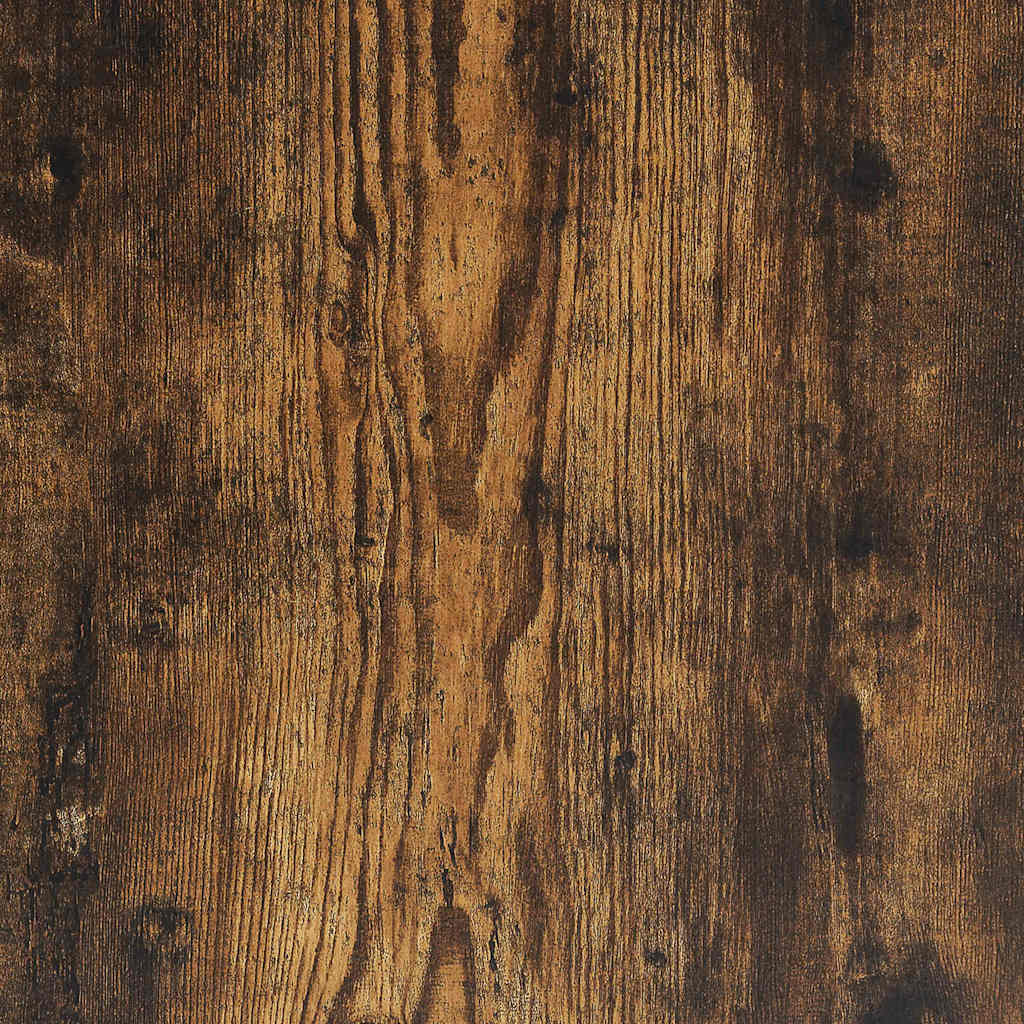 Bord Med Skuffe Røget Eg 140 X 49 X 76 Cm Konstrueret Træ - Billede 12