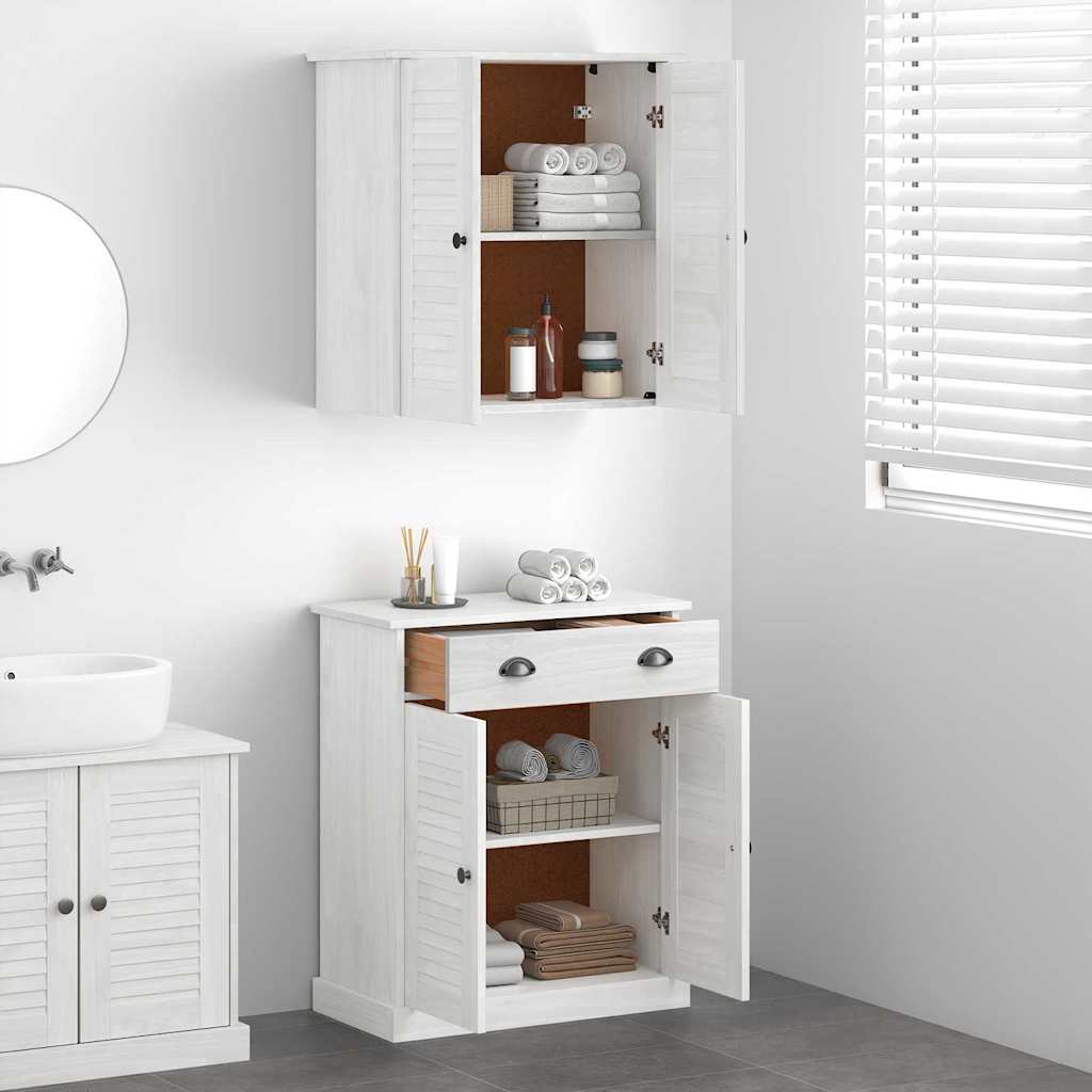 Badeværelsesmøbel Sæt Med Dør Vigo 2 Pcs Brun 67.5 X 34 X 80 Cm - Billede 4