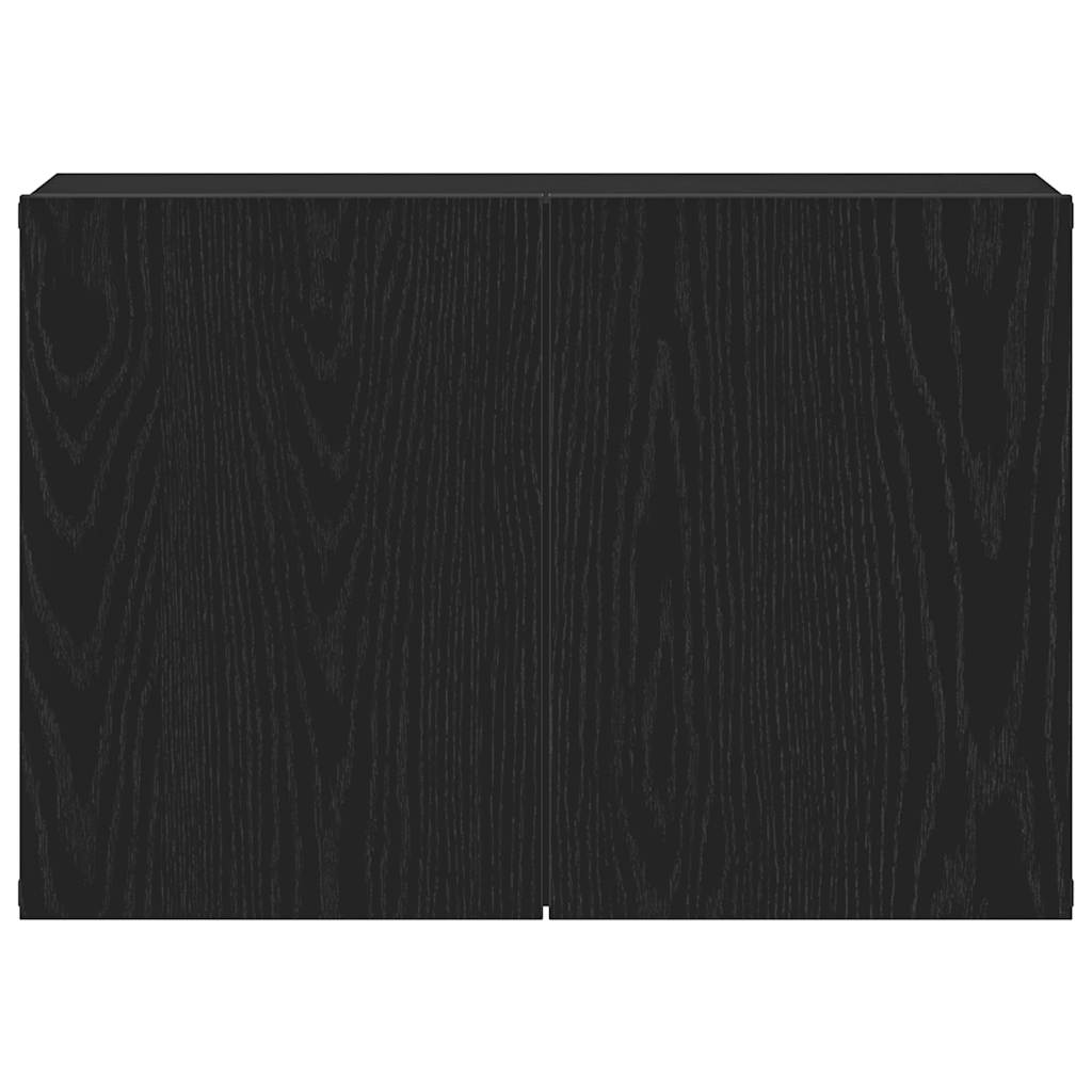 Tv-skab Sort Egetræ 60x30x41 Cm Konstrueret Træ - Billede 6