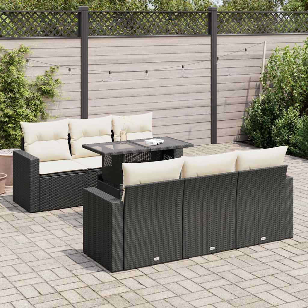 Sofasæt Til Haven 7 Dele Med Hynder Polyrattan - Variant 3326257