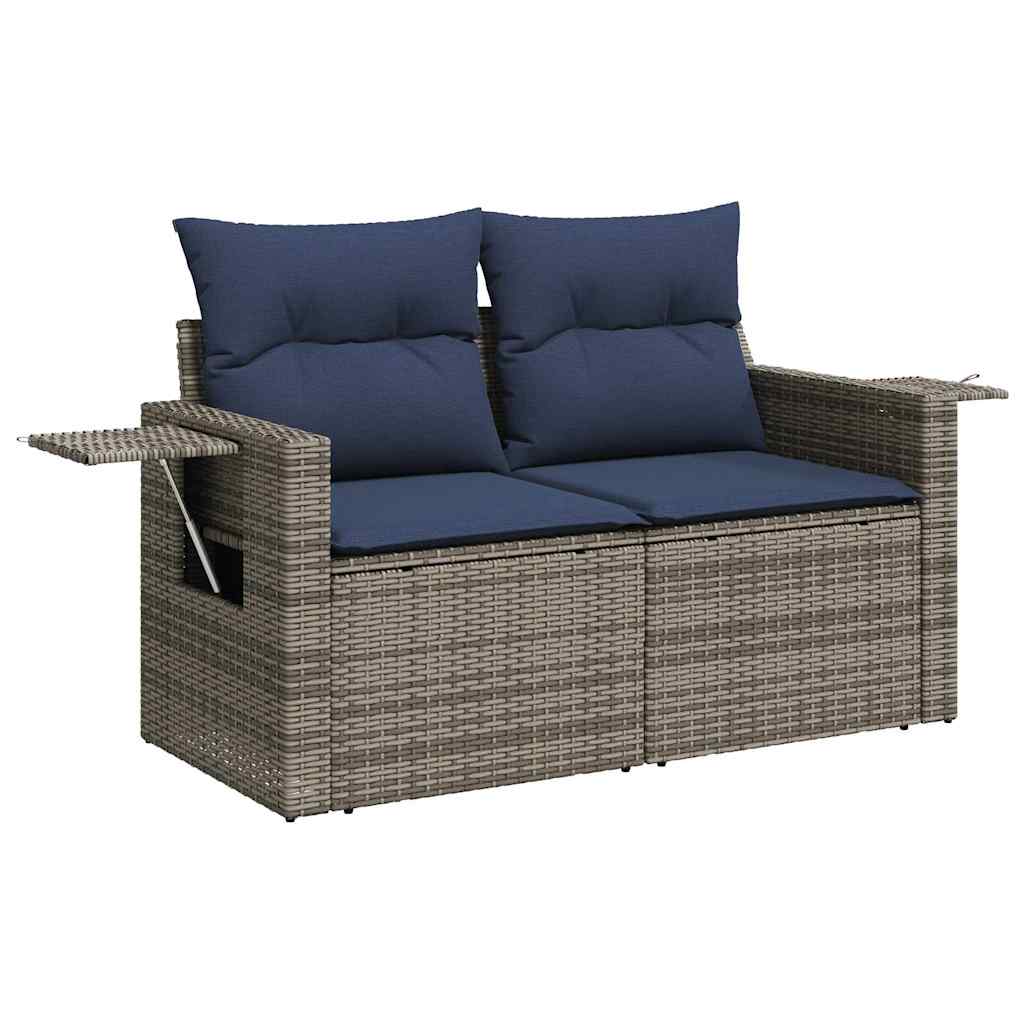 Sofasæt til Haven 6 Dele med Hynder Polyrattan Akacietræ - billede 4