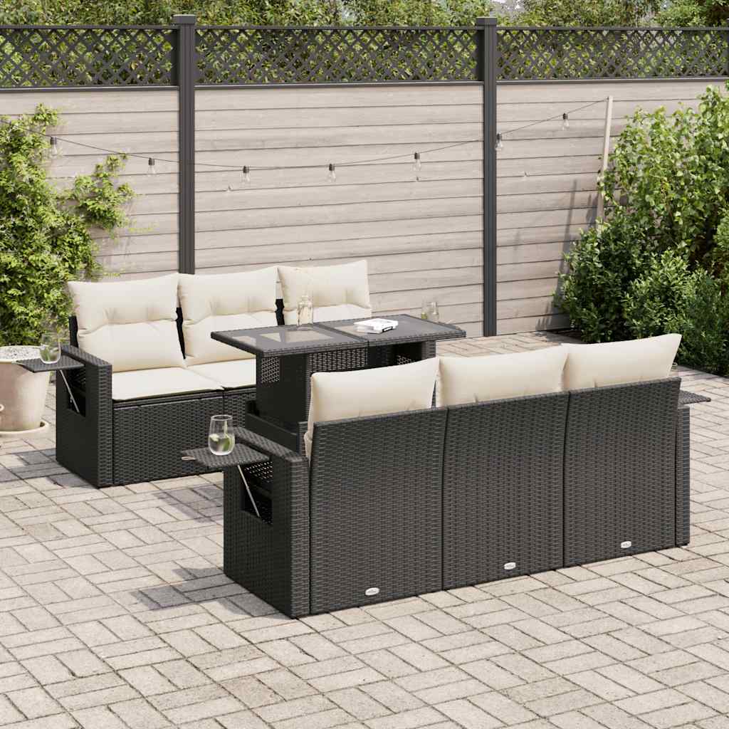 Sofasæt Til Haven 7 Dele Med Hynder Polyrattan - Variant 3326417