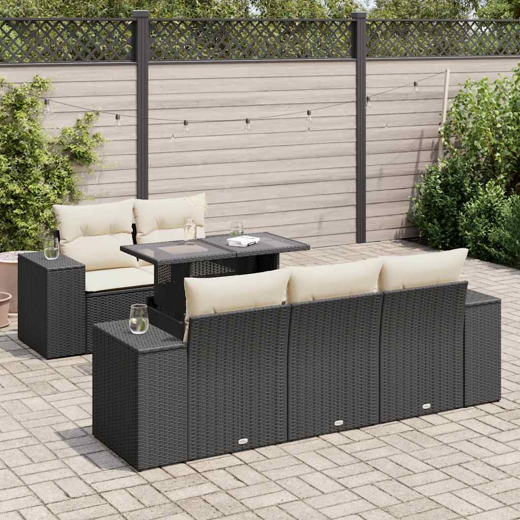 Sofasæt Til Haven 6 Dele Med Hynder Polyrattan - Variant 3326727