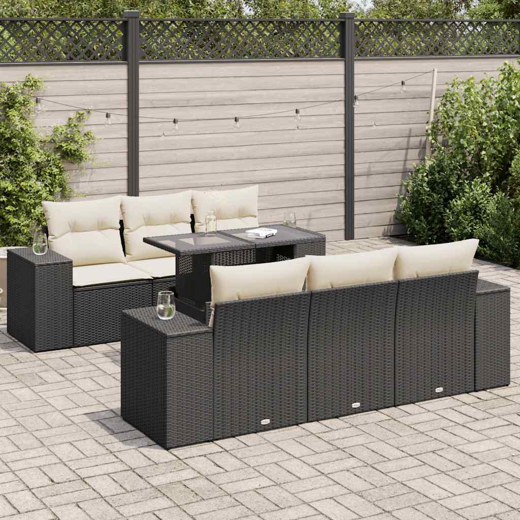 Sofasæt Til Haven 7 Dele Med Hynder Polyrattan - Variant 3326737