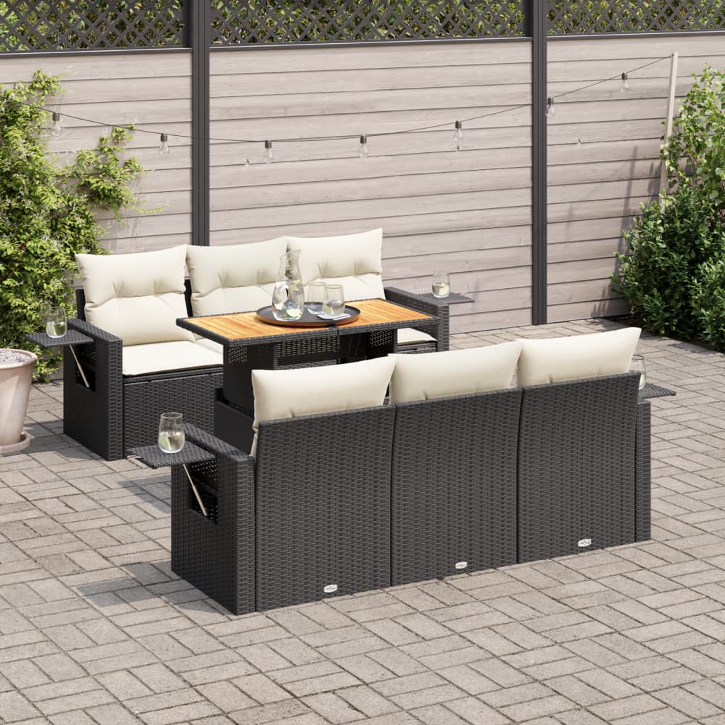Sofasæt Til Haven 7 Dele Med Hynder Polyrattan - Variant 3327108