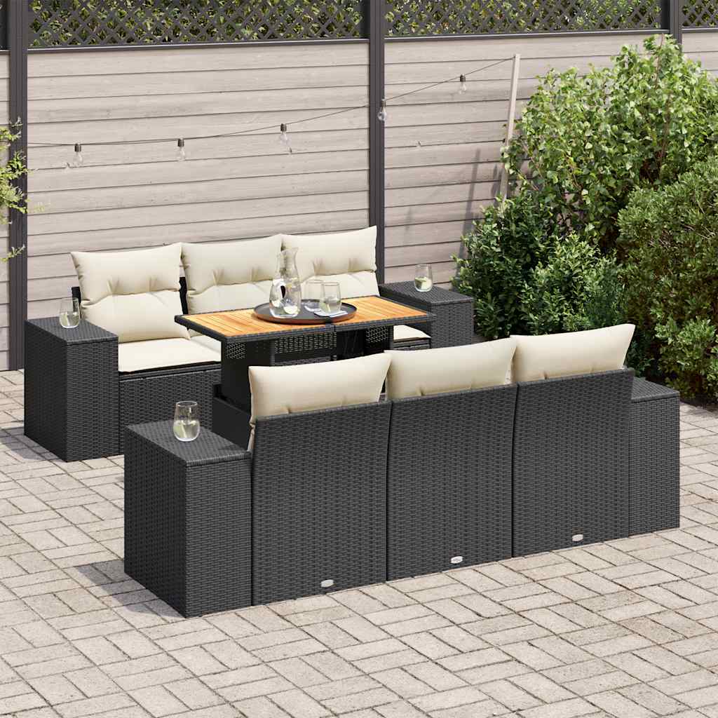 Sofasæt Til Haven 7 Dele Med Hynder Polyrattan - Variant 3327332