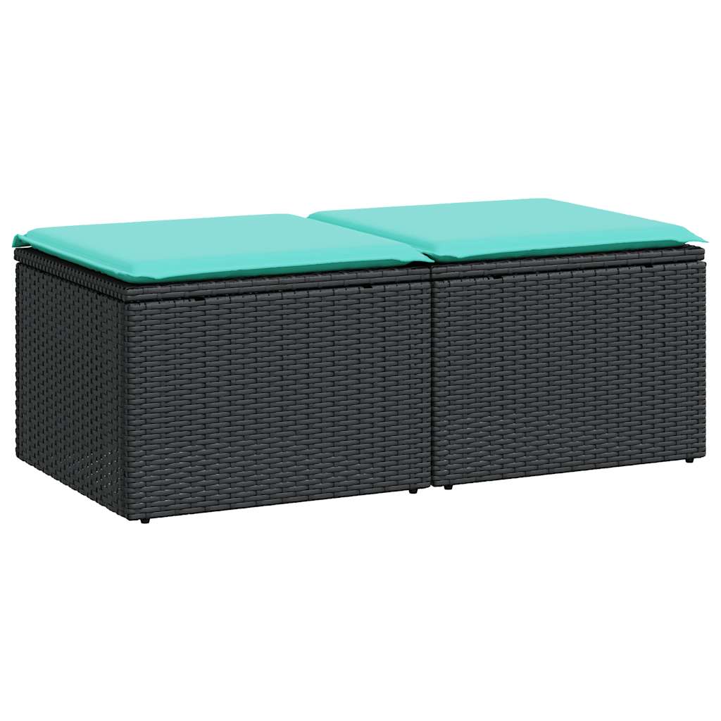 Sofasæt Til Haven 2 Dele Med Hynder Polyrattan Akacietræ