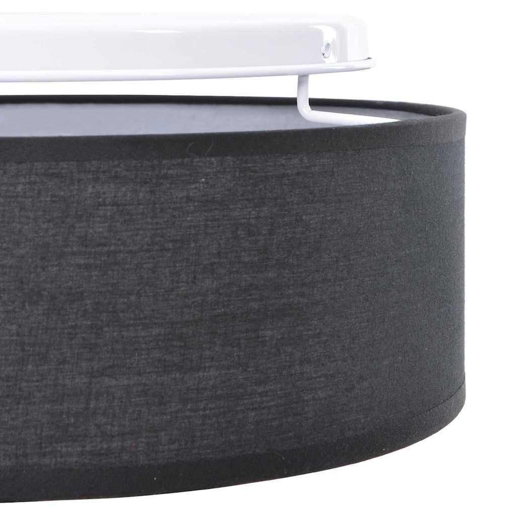 Loftlampe Sort 30 X 13,5 Cm Stof - Billede 8