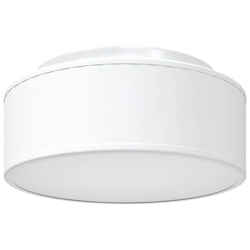 Loftlampe Hvid 30 X 13,5 Cm Stof - Billede 2