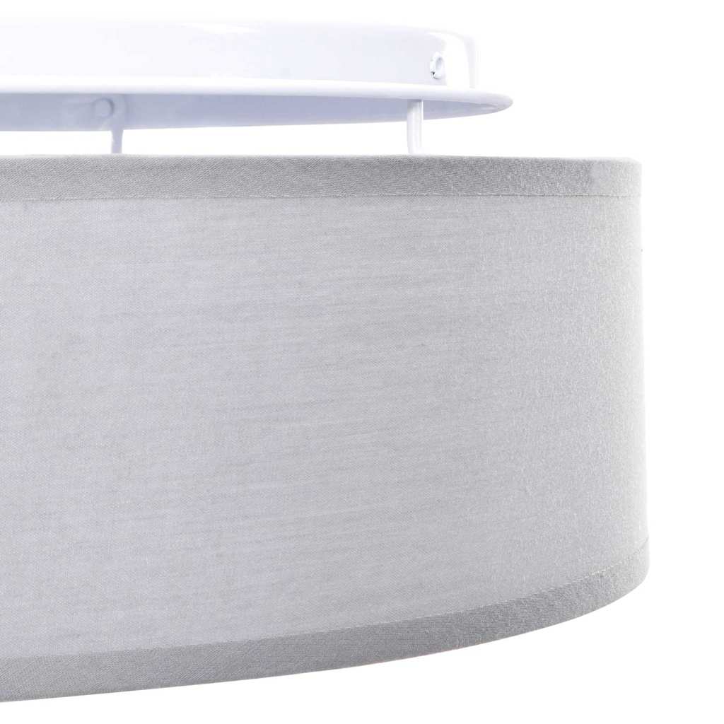 Loftlampe Grå 30 X 13,5 Cm Stof - Billede 8