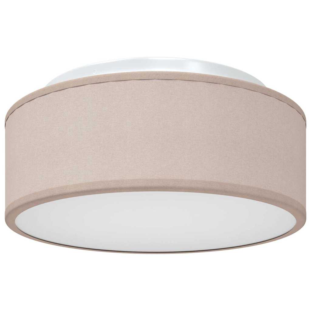 Loftlampe Gråbrun 30 X 13,5 Cm Stof - Billede 2